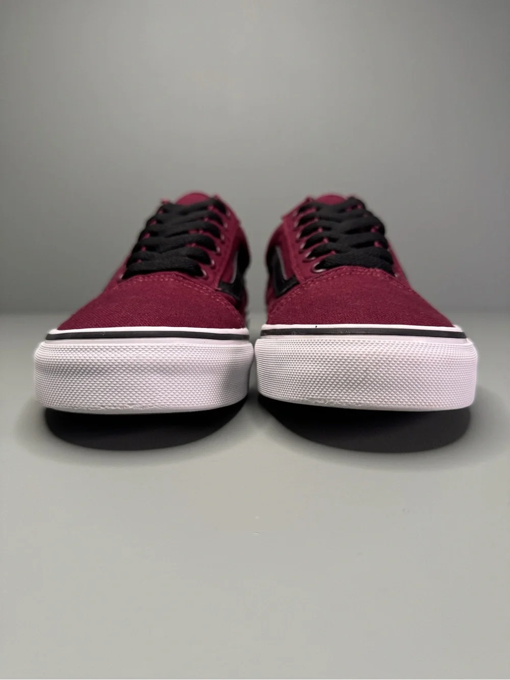 Vans Old Skool Burgundy Black Canvas Sneakers Men’s 5.5 Women’s 7 Shoes